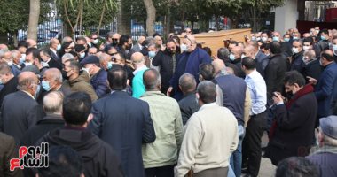 توافد المواطنين لتشييع جثمان اللواء عبد السلام المحجوب بمسجد آل رشدان