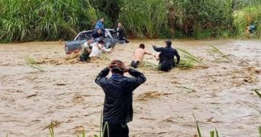 لقطات من غرق مستشفى و15 منزلا وإغلاق الطرق فى بيرو بسبب الفيضانات