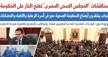 مناقشات "المجلس الصحى" تفتح النار على الحكومة.. نقلا عن "برلمانى"