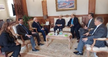 محافظ بورسعيد يستقبل رئيس محكمة استئناف الإسماعيلية ومدن القناة.. صور