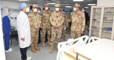 وزير الدفاع يشهد افتتاح أعمال تطوير مستشفى طنطا العسكرى