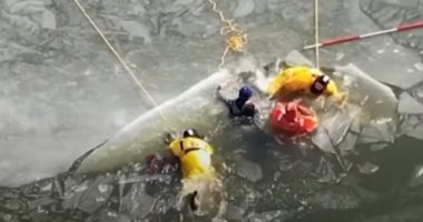 عملية تدريب على تقنيات الإطفاء فى المياه بأمريكا تتحول إلى إغاثة حقيقية.. فيديو