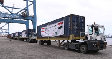 بتوجيهات من الرئيس السيسى:سفينة مساعدات مصرية تغادر ميناء دمياط إلى لبنان