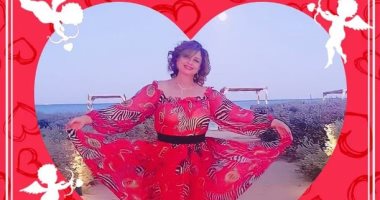 إلهام شاهين تحتفل بالفلانتين بصورة وفستان أحمر وتوجه رسالة حب للجميع