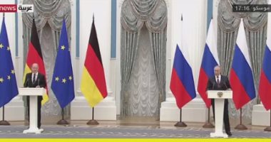 المستشار الألمانى: أوكرانيا تعهدت بحل الأزمة مع روسيا عبر الدبلوماسية