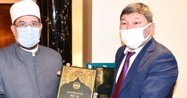 وزير الأوقاف يستقبل نائب مفتى كازاخستان 