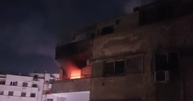 السيطرة على حريق فى شقة سكنية بشارع مراد بالجيزة.. فيديو