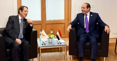 الرئيس السيسى يلتقى "أنستاسيادس" ويشيد بمواقف قبرص الداعمة لمصر بالمحافل الدولية