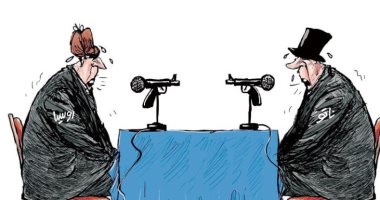 كاريكاتير اليوم.. السلاح حاضر في مفاوضات روسيا والناتو
