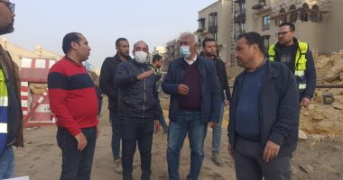 مسئولو "الإسكان" يتفقدون مشروع تطوير منطقة سور مجرى العيون بالقاهرة