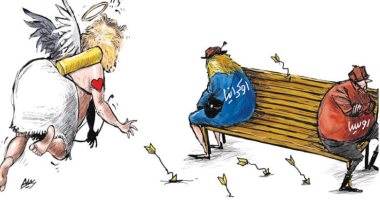 كاريكاتير اليوم.. انتهاء علاقة الحب بين روسيا وأوكرانيا