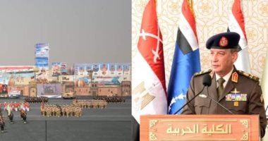 وزير الدفاع يشهد حفل انتهاء فترة الإعداد لطلبة الكليات العسكرية