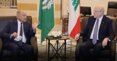 رئيس وزراء لبنان يستقبل أحمد أبو الغيط فى بيروت 