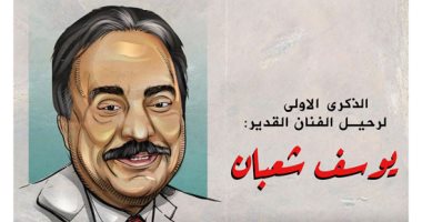 سلامة فراويلة.. الذكرى الأولى لرحيل يوسف شعبان في "كاريكاتير اليوم السابع"