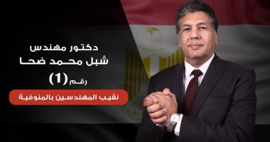 شبل ضحا مرشح نقيب مهندسى المنوفية: استكمال أكبر مشروع سكنى على مستوى النقابات الفرعية بـ220 وحدة