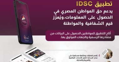 معلومات الوزراء: تطبيق (IDSC) يستحوذ على ثقة ما يفوق الـ185 ألف مستخدم