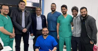قسم جراحة الأوعية بمستشفى جامعة حلوان يجرى 3 عمليات دقيقة دون تدخل جراحى