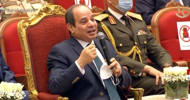 الرئيس السيسى للمصريين: "أقل تمن نقدمه للشهداء إننا نحافظ على ما ضحوا من أجله"