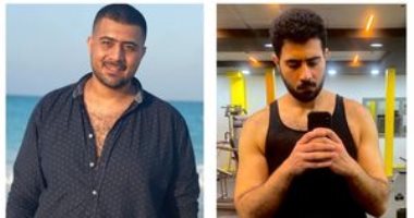 إرادة من حديد.. "خالد" من دمياط فقد 50 كيلو من وزنه فى 4 شهور
