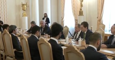 جلسة محادثات رسمية بين وزيرى خارجية روسيا والإمارات 