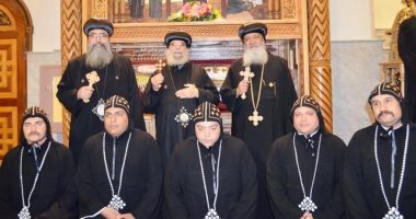 الكنيسة الأرثوذكسية ترسم 5 رهبان لدير "الأنبا بيشوى" بوادى النطرون
