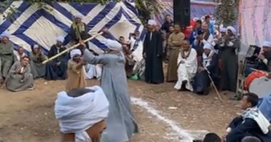 بث مباشر.. أهالى البر الغربى يحتفلون بمولد الشيخ أبو زعبوط بحلقات التحطيب