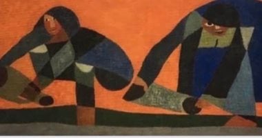 عرض لوحة الفنان المصري حامد عبدالله في متحف المتروبوليتان بنيويورك