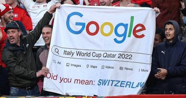 جماهير سويسرا تستعين بجوجل للسخرية من عدم تأهل إيطاليا إلى كأس العالم