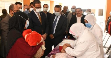محافظ الفيوم يتفقد أعمال الحملة القومية للتطعيم ضد مرض شلل الأطفال