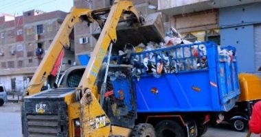 تكثيف جهود رفع القمامة ودهان البلدورات لإظهار الشكل الحضارى لشوارع الشرقية
