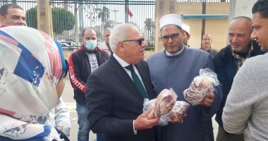 محافظة بورسعيد تتسلم دفعة من لحوم صكوك الإطعام بإجمالى 2 طن