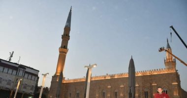 فتح مسجد الحسين بعد انتهاء ترميمه أمام المصلين لصلاة العشاء والتراويح اليوم