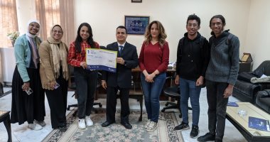 فوز فريق حاسبات حلوان بالمركز الأول فى هاكاثون الجامعات المصرية للمدن الذكية