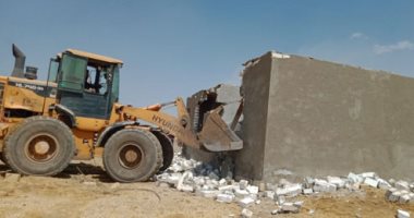 محافظة الجيزة تزيل 16 حالة بناء مخالف وتعديات على الأراضى الزراعية