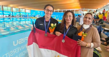 مصر تفوز بمراكز متقدمة فى بطولة العالم للجامعات للسباحة بالزعانف بإيطاليا 