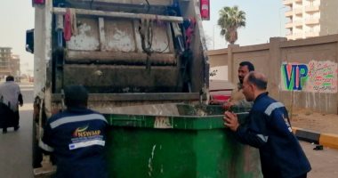 حملة مكبرة لرفع تراكمات القمامة بشوارع مدينة المحلة