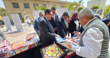 جامعة القاهرة تنظم مهرجان الحرف التراثية ضمت مبادرة اعرف تراثك