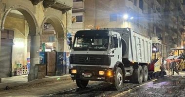 محافظ بورسعيد: استمرار أعمال رصف ورفع كفاءة شارع عرابى