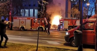 سفير روسيا فى بوخارست يصف حادثة اصطدام سيارة بمدخل السفارة بالعمل الإرهابى