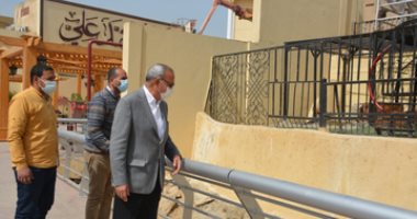 محافظ القليوبية يتابع أعمال تطوير مرسى قصر محمد على بشبرا الخيمة