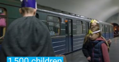 يونسيف: 1500 طفل يختبئون فى محطة مترو خاركيف بأوكرانيا
