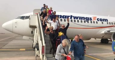 مطار طابا الدولى يستقبل أولى الرحلات القادمة من بولندا