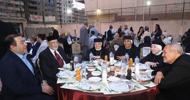 الكنيسة الإنجيلية بمدينة نصر تنظم حفل إفطار "فى حب الله والوطن" 