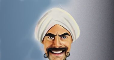 "عبد الحميد" يشارك رسوماته باستخدام فيكتور آرت لشخصيات مسلسل الكبير أوى