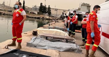 فيديو يبرز جهود فرق الإنقاذ اللبنانية لانتشال جثث ضحايا حادث غرق زورق