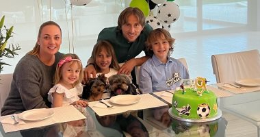 لوكا مودريتش يحتفل بعيد ميلاد ابنته "إما": حياتى أحبك كثيرا "صور"