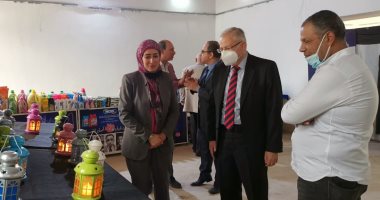 افتتاح معرض أهلا بالعيد بجامعة حلوان لتوفير منتجات بأسعار مخفضة
