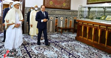 بث مباشر.. الرئيس السيسى يتفقد مسجد سيدنا الحسين بعد تجديده