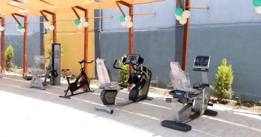 أول ساحة رياضية لذوى الاحتياجات الخاصة بجامعة المنصورة.. صور