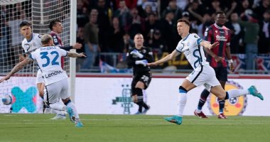 إنتر ميلان يتعادل مع بولونيا 1 - 1 فى شوط مثير بالدوري الإيطالي.. فيديو